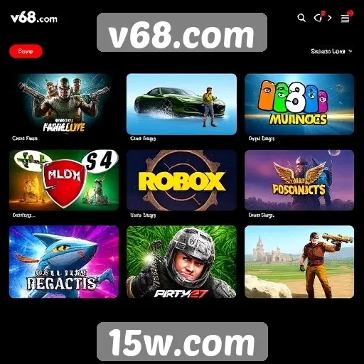 Análise das principais categorias de jogos do v68.com